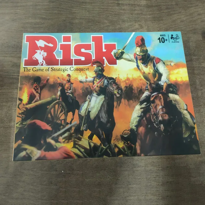 Risk board game, strategy game suitable for 2-5 players, strategy board game for teenagers, adults, and families, war game, suit