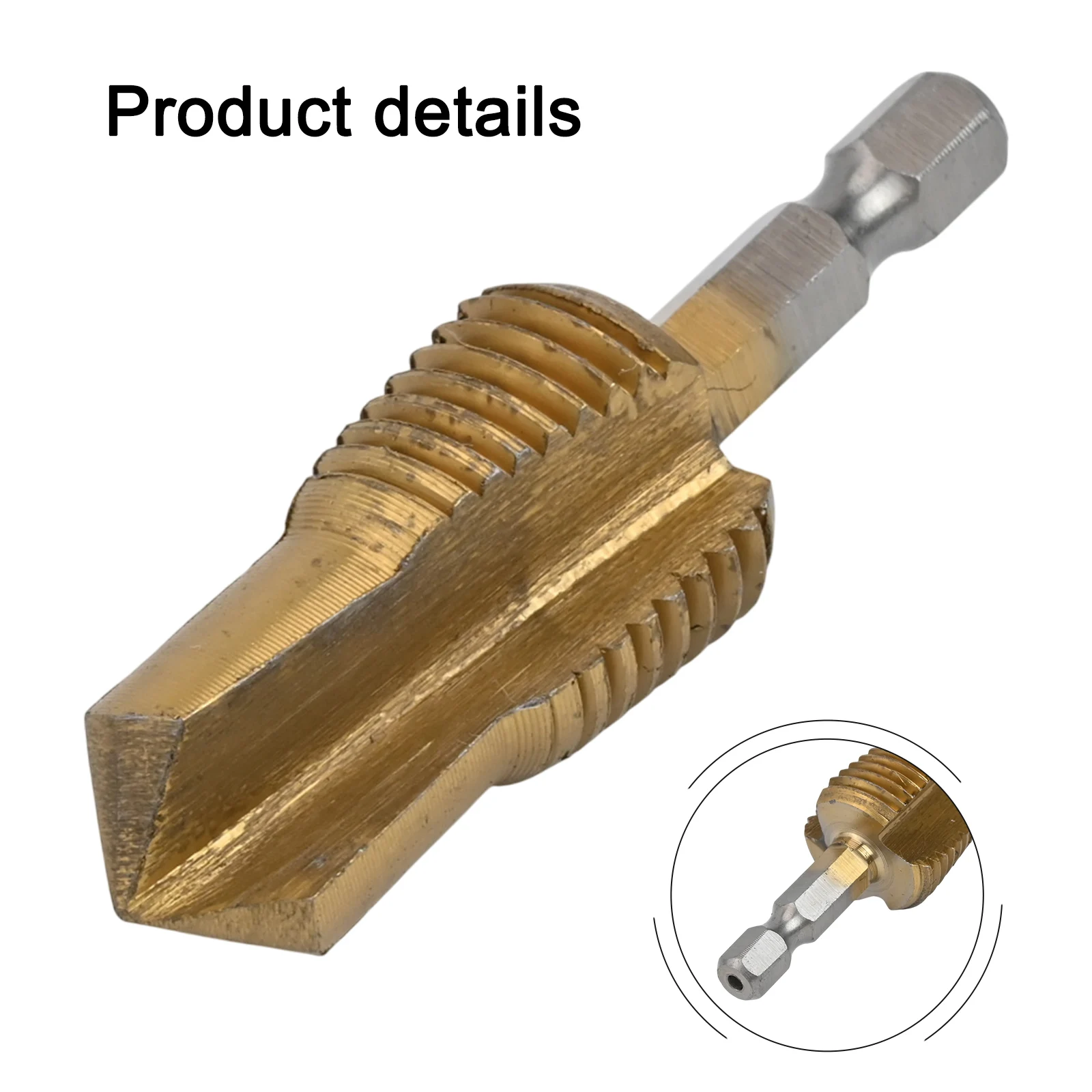 

1pc PPR 2-In-1 Hexagonal Shank Thread Tapping Step Drill Bit Plumber PPR Water Pipe Expansion Drill Power Tool Accessories