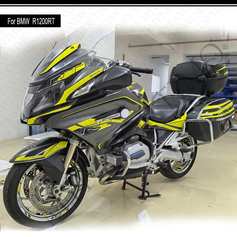 ﻿For BMW R1200RT R 1200 RT Tank Pad Tail Panniers Luggage Cases Trunk Protector Knee Fairing Fender Stickers Decal Kit