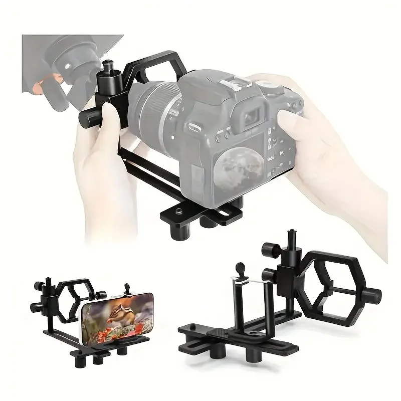 Datyson Universal Adapter for Astronomical Telescopes and Cameras, Suitable for Camera/Mobile Phone Photography, Compatible with Astronomical Telescopes/Bird-Watching Scopes/Sights/Microscopes/Binoculars/Singlescope Observation, Suitable for Almost All Smartphones and Cameras on the Market