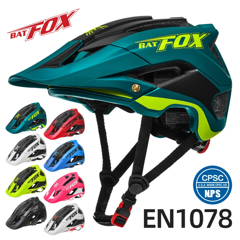 BATFOX Men Cycling Road Mountain Bike Helmet Capacete Da Bicicleta Bicycle Helmet Casco Mtb Cycling Helmet Bike cascos bicicleta