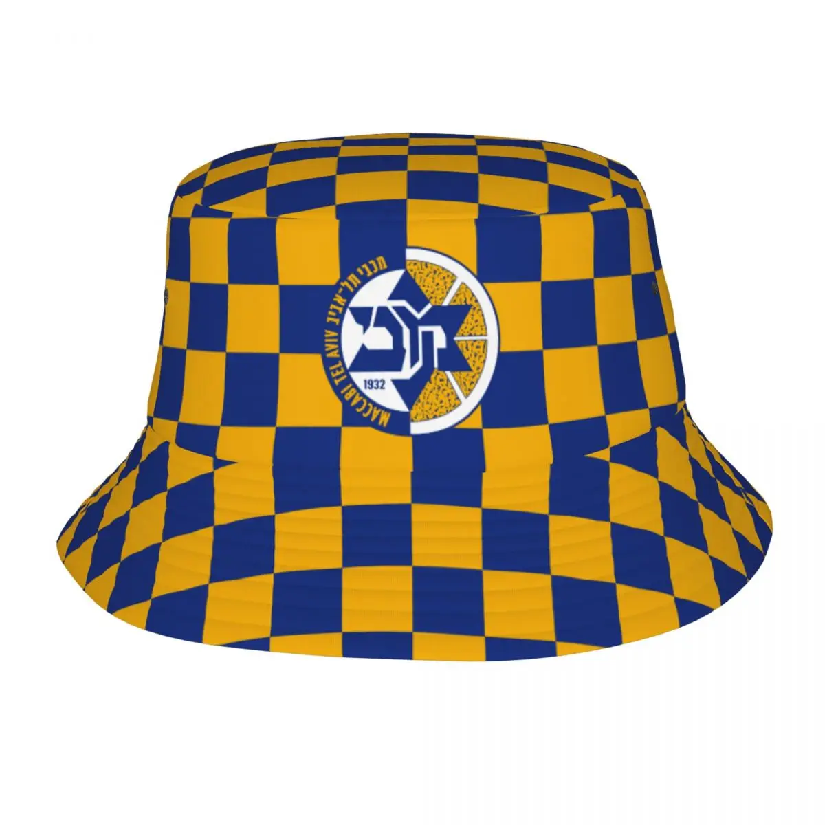 

Israel Maccabi Tel Aviv Bc Fisherman's Cap Outdoor Bucket Hats Fishing Hat Foldable Hip Hop Beach Sun Hats for Women Men