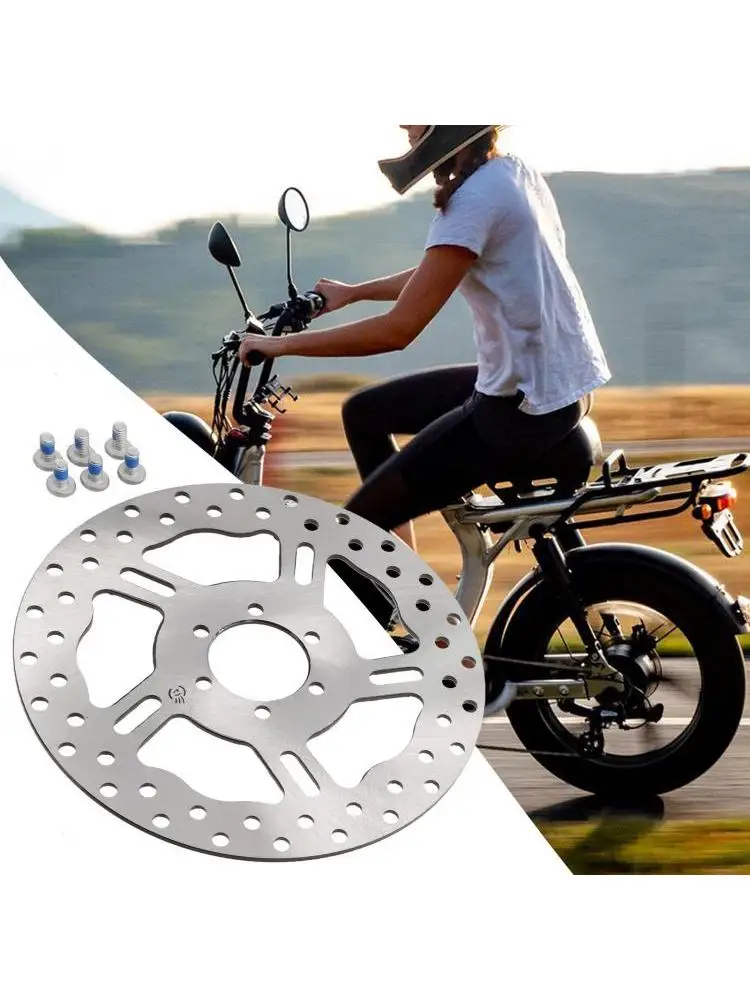 AliExpress MUQZI 1PC 160MM 170MM Bike Disc Brake ForROTOR 6 Hole 2.3MM 3MM Thickened For Electric Vehicles Scooter E-Bike Accessories