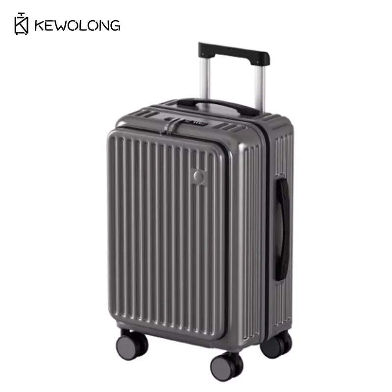 

Large Capacity Front Load Luggage with Spinner Wheels, Multi-functional Travel Bag