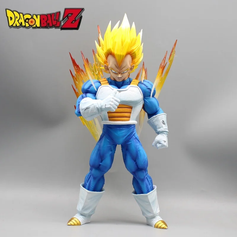 

12.2in Dragon Ball Cs Vegeta Anime Figures Gk Goku Demonize Super Saiyan Statues Around Anime Scenes Model Ornament Toys Gifts
