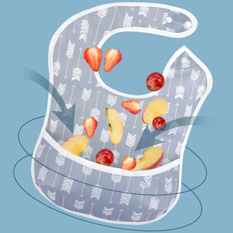 

1 шт., водонепроницаемый Слюнявчик с защитой от протечек