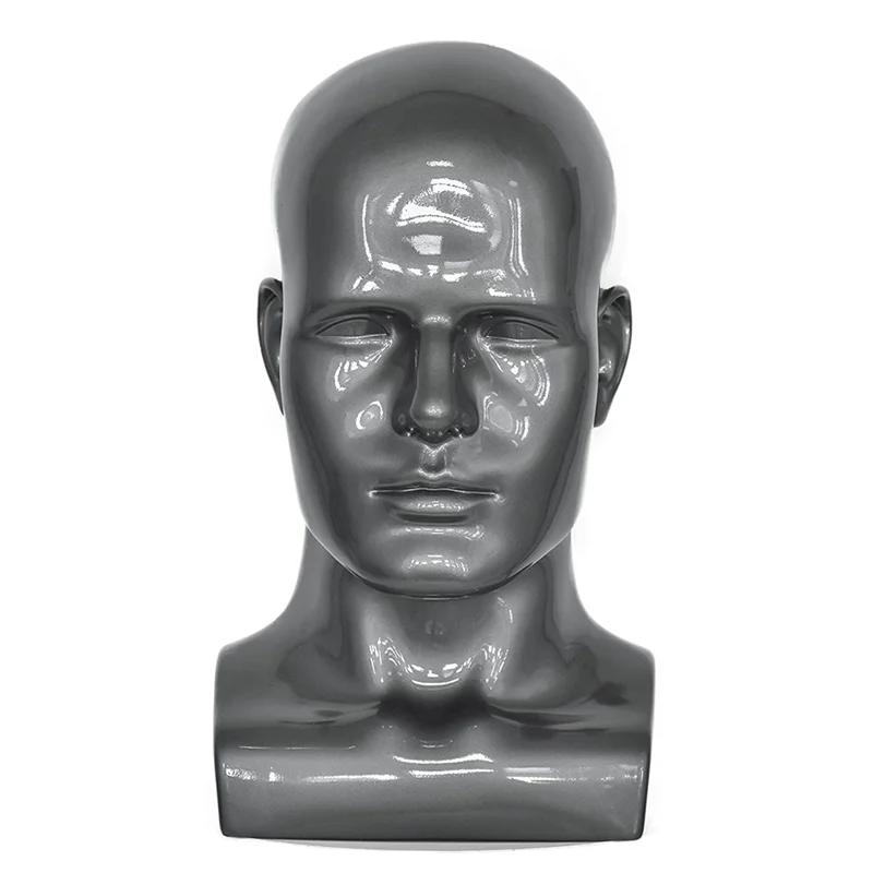 

M17K-Male Mannequin Head Professional Manikin Head For Display Wigs Hats Headphone Mask