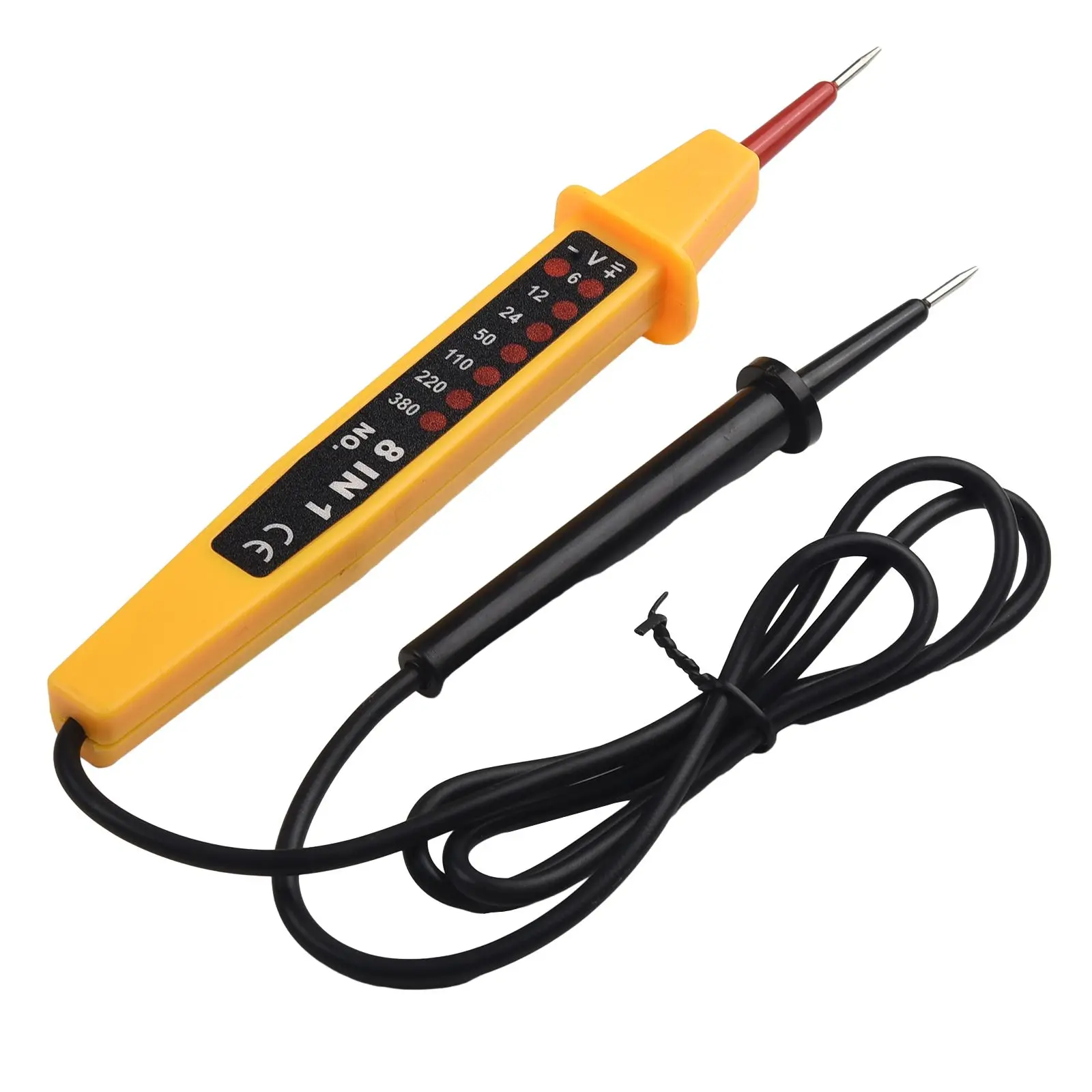 Caneta Testadora de Tensão AC/DC 6-500V para Inspeção de Circuitos Elétricos Residenciais e Aparelhos Elétricos - 1 Unidade