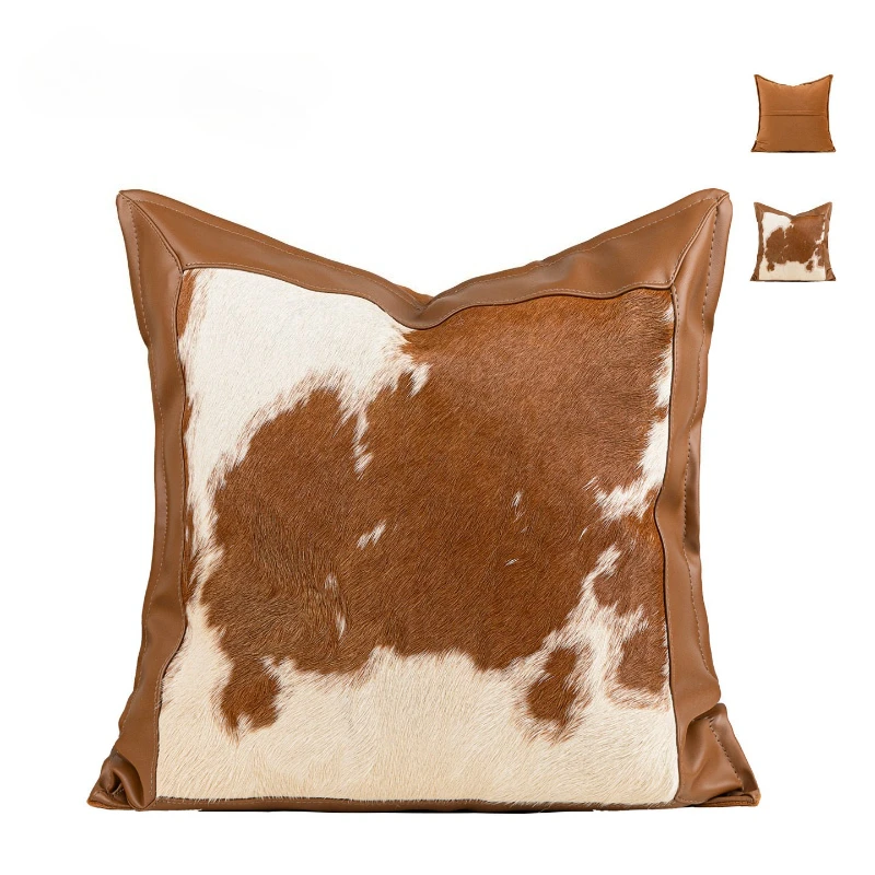 30X50/50X50CM Orange Coffee Throw Pillow Cover Luxury Splicing Stamping Waist Cushion Cover Decor Home Decorative Pillowcase