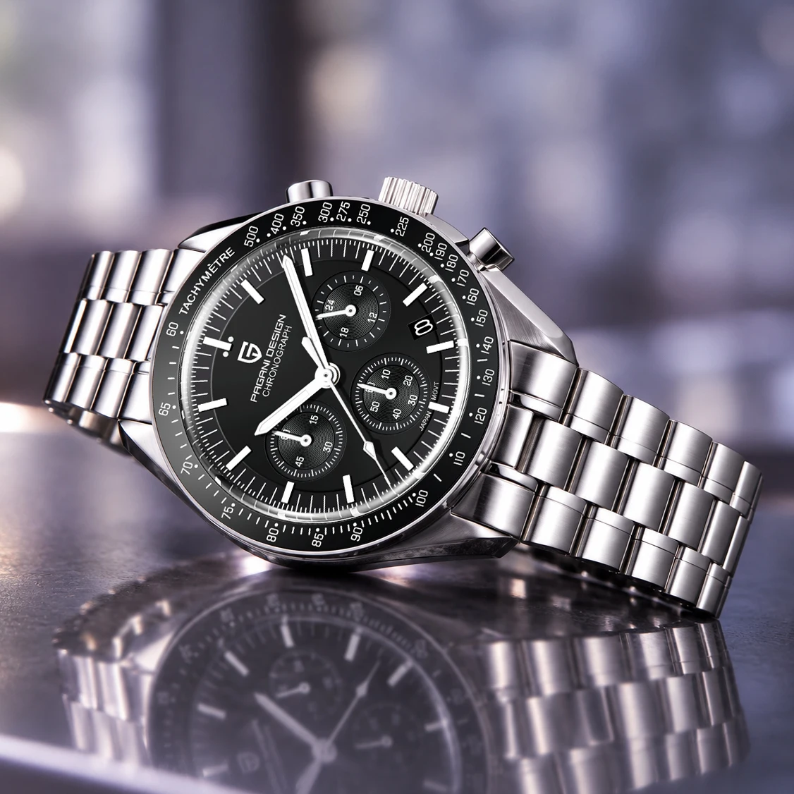 2026 New Men's Watches PAGANI DESIGN Top Luxury Quartz Watch For Men Auto Date Speed Chronograph AR Sapphire Mirror Wrist Watch Sports Watch Men EU Local Shipping