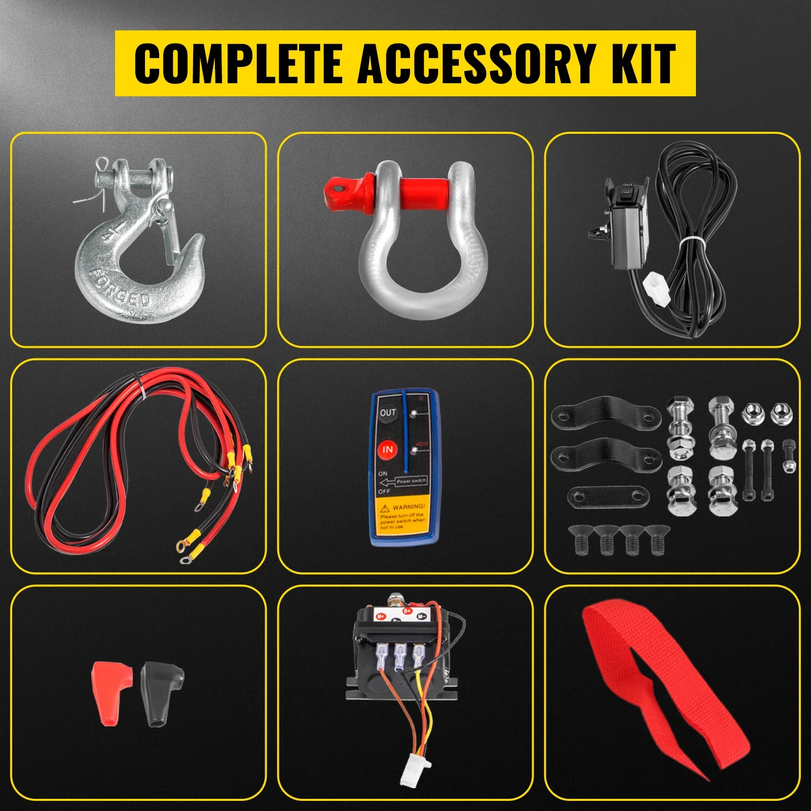 VEVOR verricello elettrico per camion verricello per auto 12V 4500LBS corda sintetica fuoristrada impermeabile ATV UTV argani con telecomando Wireless