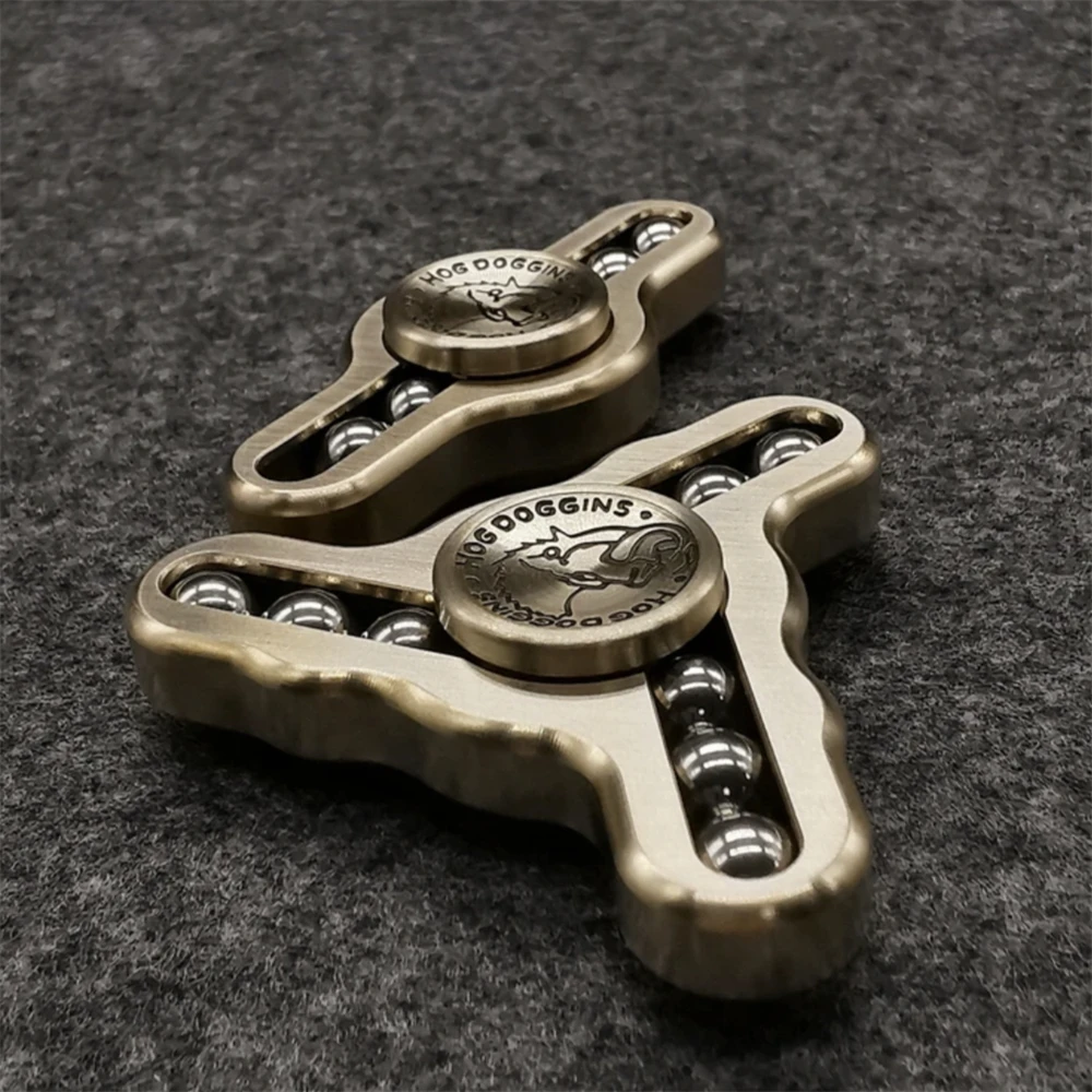 Wild Boar Stainless Steel Fidget Spinner EDC Toys Anti Stress Hand Spinner Fidget Slider ADHD Anxiety Relief Sensory Toys