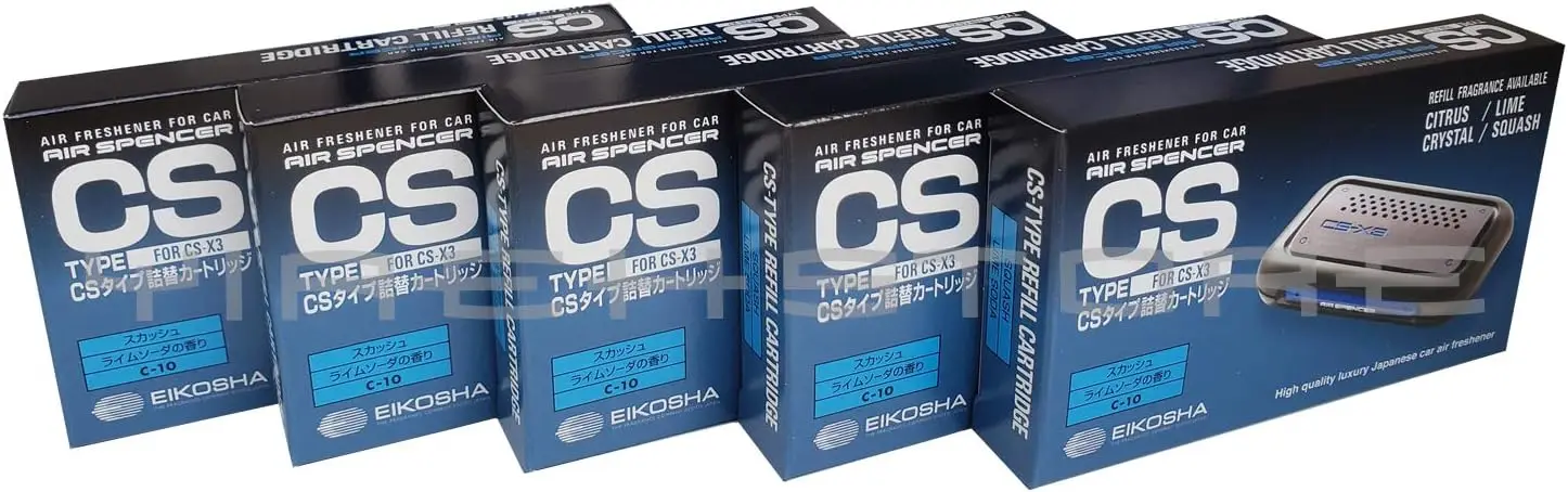 

Набор из 5 сменных картриджей CSX3 для долговечного освежителя воздуха, идеально подходит для дома и автомобиля