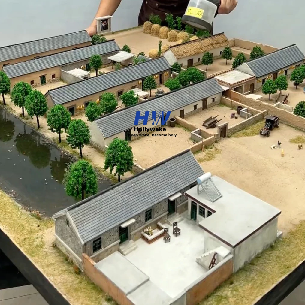 

Miniature Models Customized for Nostalgia Memory Museum Ancient Architecture Historical and Cultural Scene and Exhibition Hall