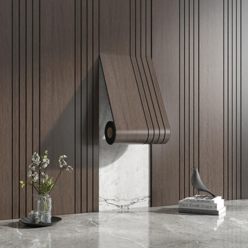 Verdikte rol 3D stereo grille houtfineer wandpaneel zelfklevend behang decoratie woonkamer achtergrond muur muursticker DIY snijden