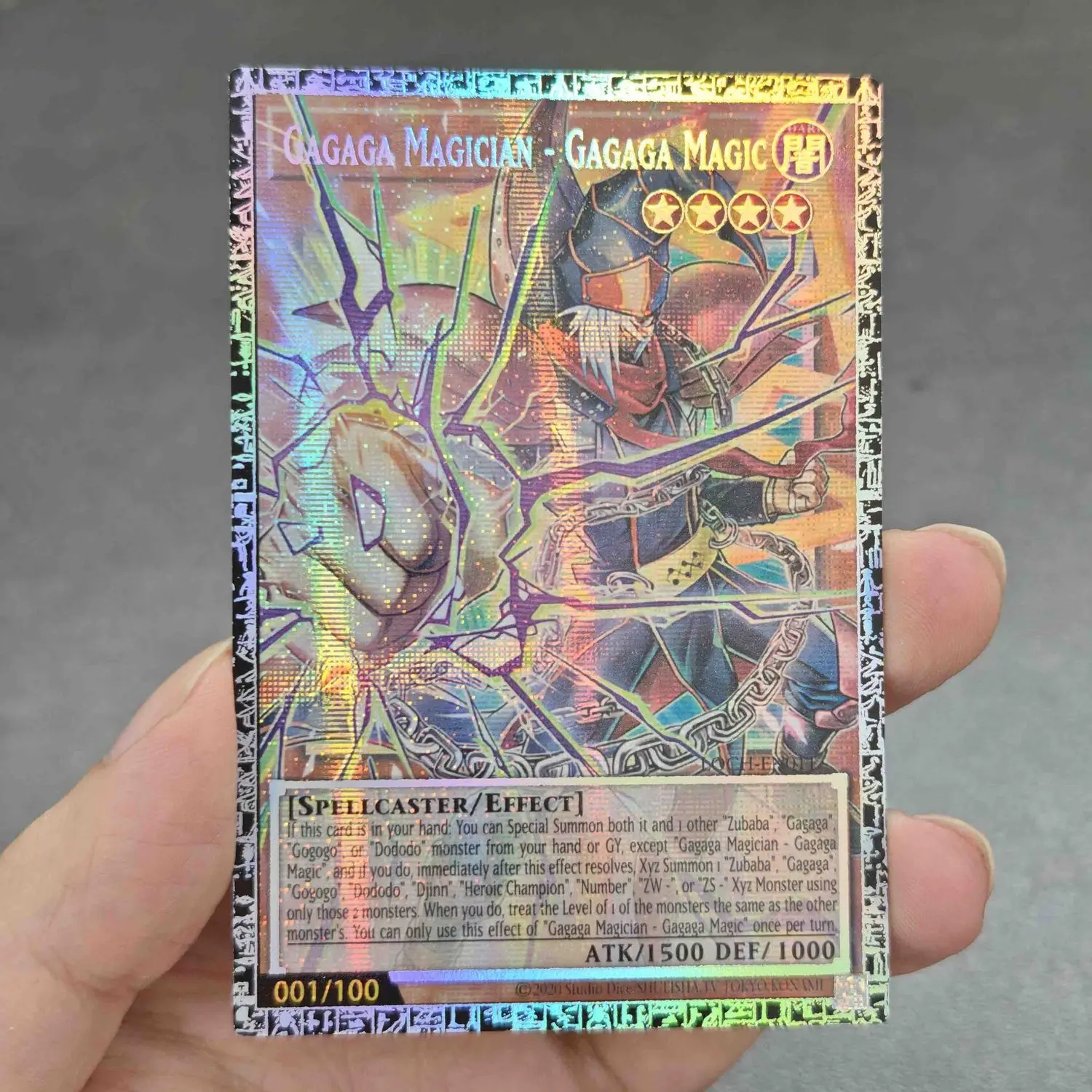 

Yu-Gi-Oh! English Gagaga Magician-Gagaga Magic Diy GMR-OF Limited Edition Card LOCH PSER/N General Game Collection Card Gifts