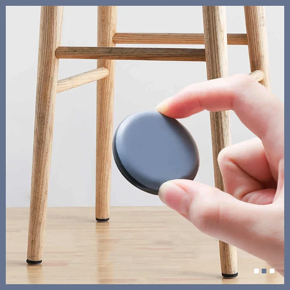 8Pcs Anti Slip&Wear-Resistant Thick Protective Foot Pads Rubber Sliding Pads Table&Chair Legs Anti Scratch Furniture Leg Pads