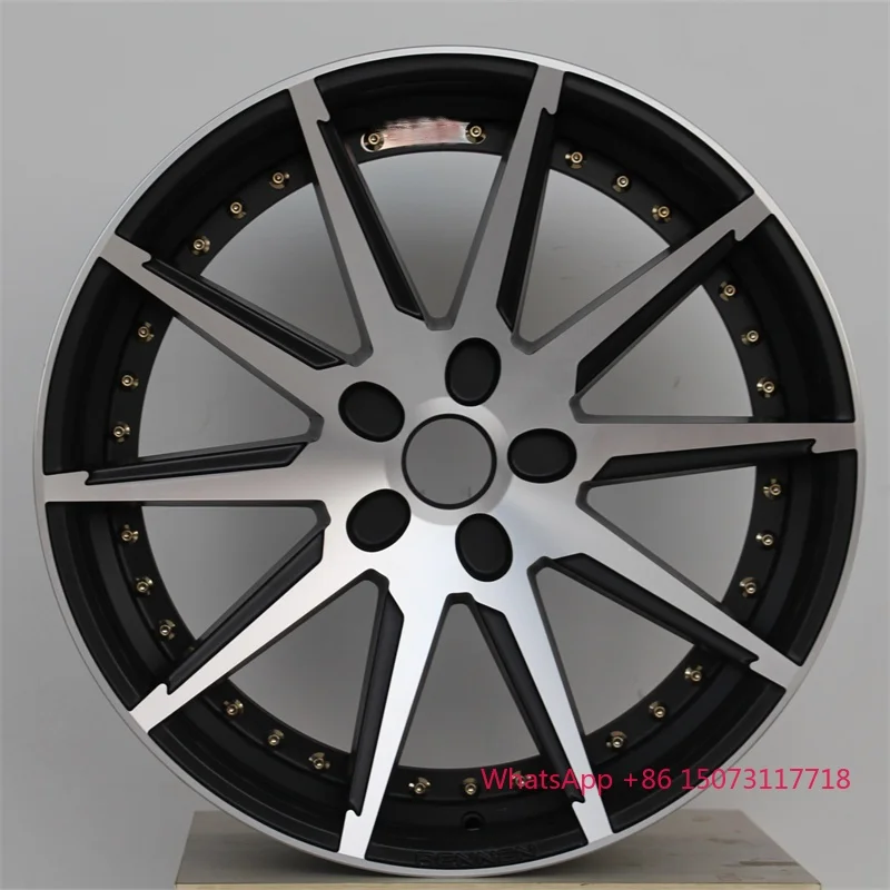 

20-Inch Polished Aluminum Alloy Passenger Car Wheel Rim New Ste 100mm PCD 5*130 ET 15-40mm