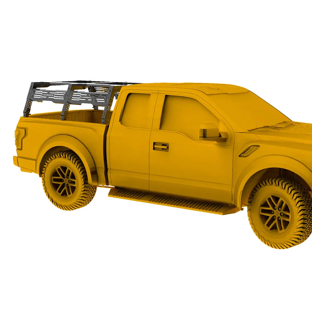 

Factory Directly Universal Aftermarket 4x4 Overland Truck Pickup Trunk Rack Universal Steel Cargo Rack UTE Tub ATV UTV Rack