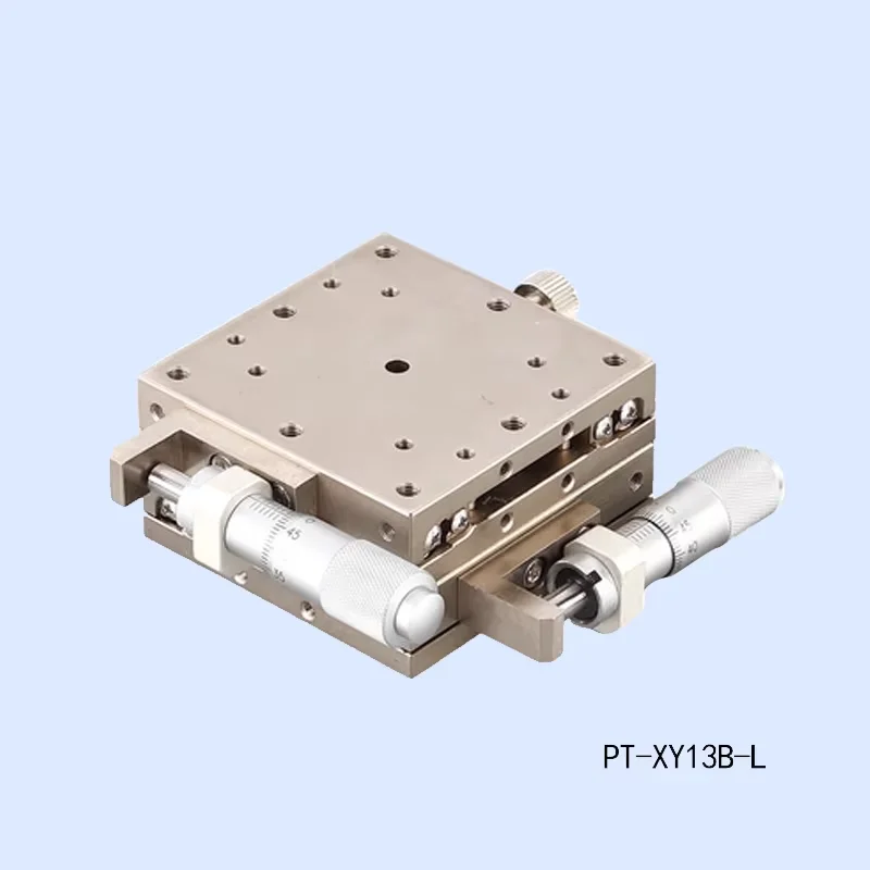 Stainless steel fine-tuning slide stage with XY axis and 60-position platform