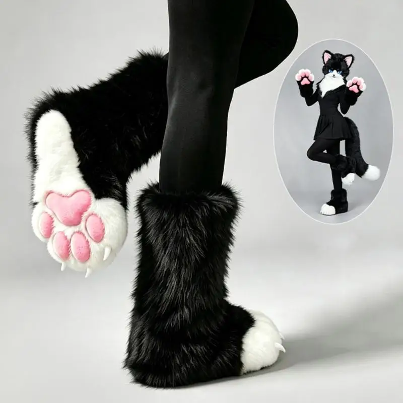 A52E Soft Costume Footwear Halloween Outfit for Creative Indoor Character Party Looks