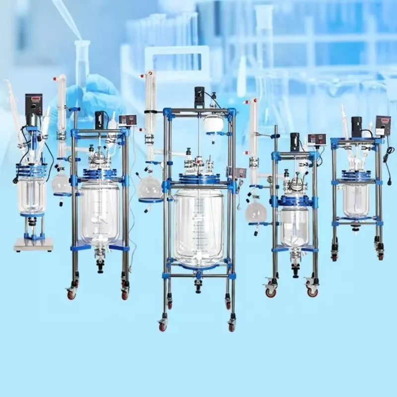 10L 20L 30L 50L 100L 150L 200L Mixing Distillation Jacketed Glass Reactor For Laboratory & Industrial Chemical
