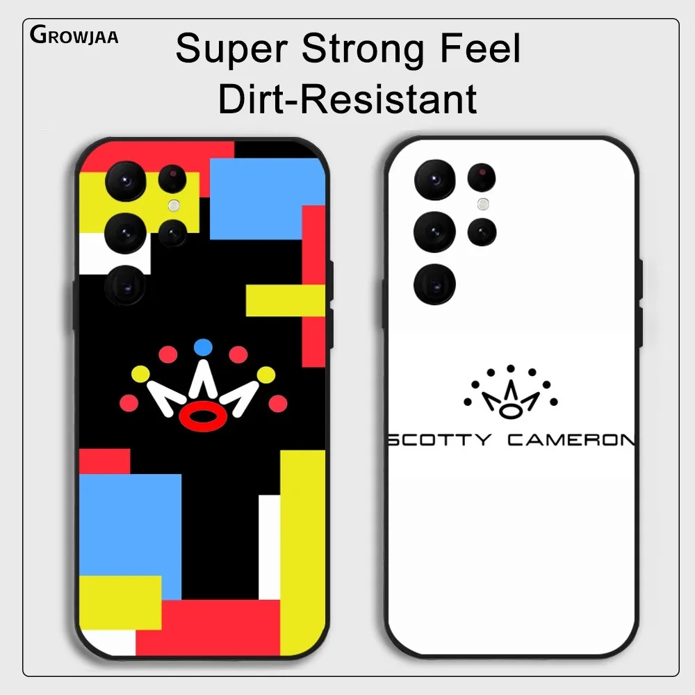 S-ScoTTY C-CameRONS Fashion Phone Case For Samsung Galaxy S25 S24 S22 S23 Ultra S21 S20 Plus 5G Protective Silicone Funda