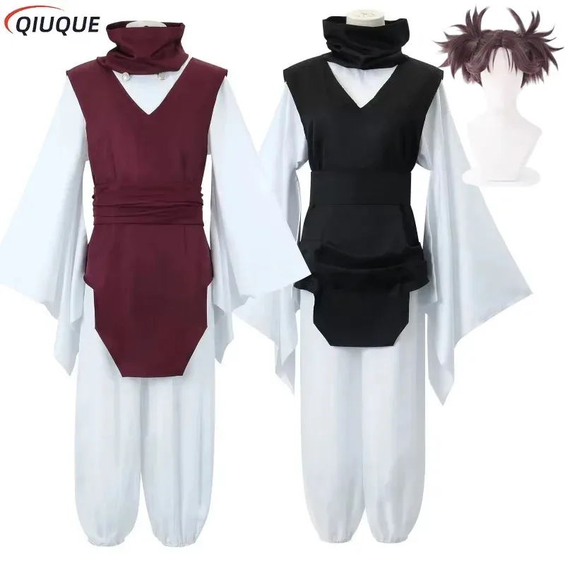 

Anime Jujutsu Kaisen Choso Cosplay Costume Wig Uniform Outfit For Women Men Halloween Party Role Playing Kimono Clothing
