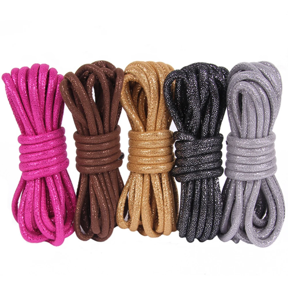 REGELIN 2meters Colorful PU Leather Strap Findings Round Faux Leather Cord String Rope DIY Necklace Bracelet Making