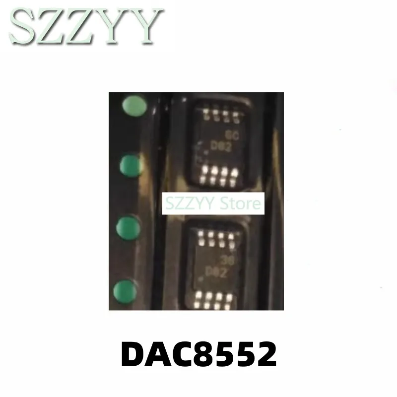 5PCS DAC8552 DAC8552IDGKR silk screen D82 MSOP8