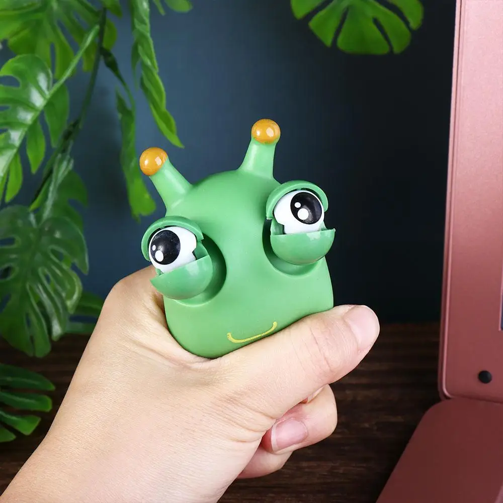 

Kids Gifts Green Eye Popping Green Worm Fidget Toy Halloween Eyeball Popping Toy Worm Pinch Toy Squeeze Toy Eye Poppers Squeeze