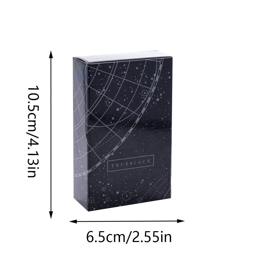 Veri carte dei tarocchi neri Set di 78 carte Gioco di divinazione Regalo Gioco da tavolo Oracoli e divinazione