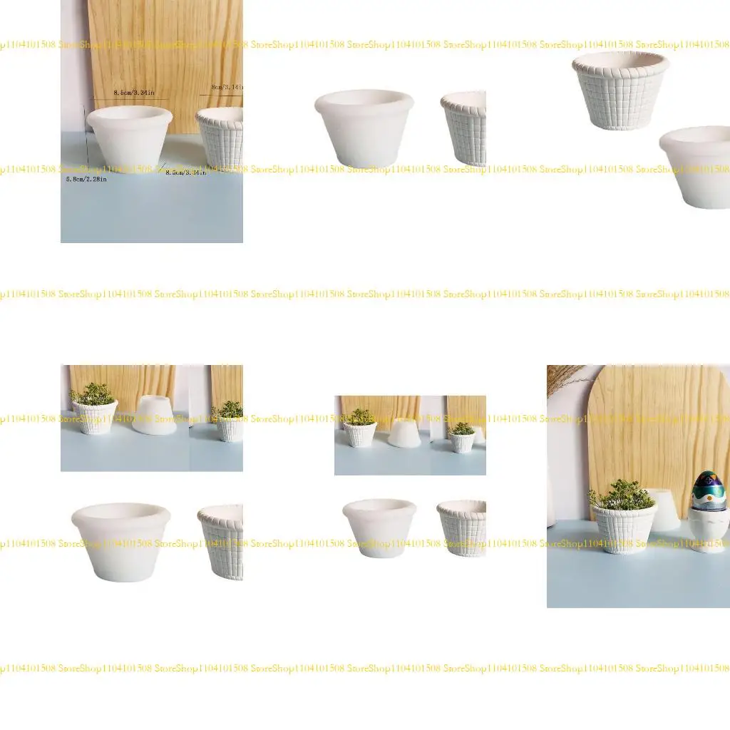 

15YC Easy Release Silicone Holder Mold Basket Shaped Home Decoration Mold