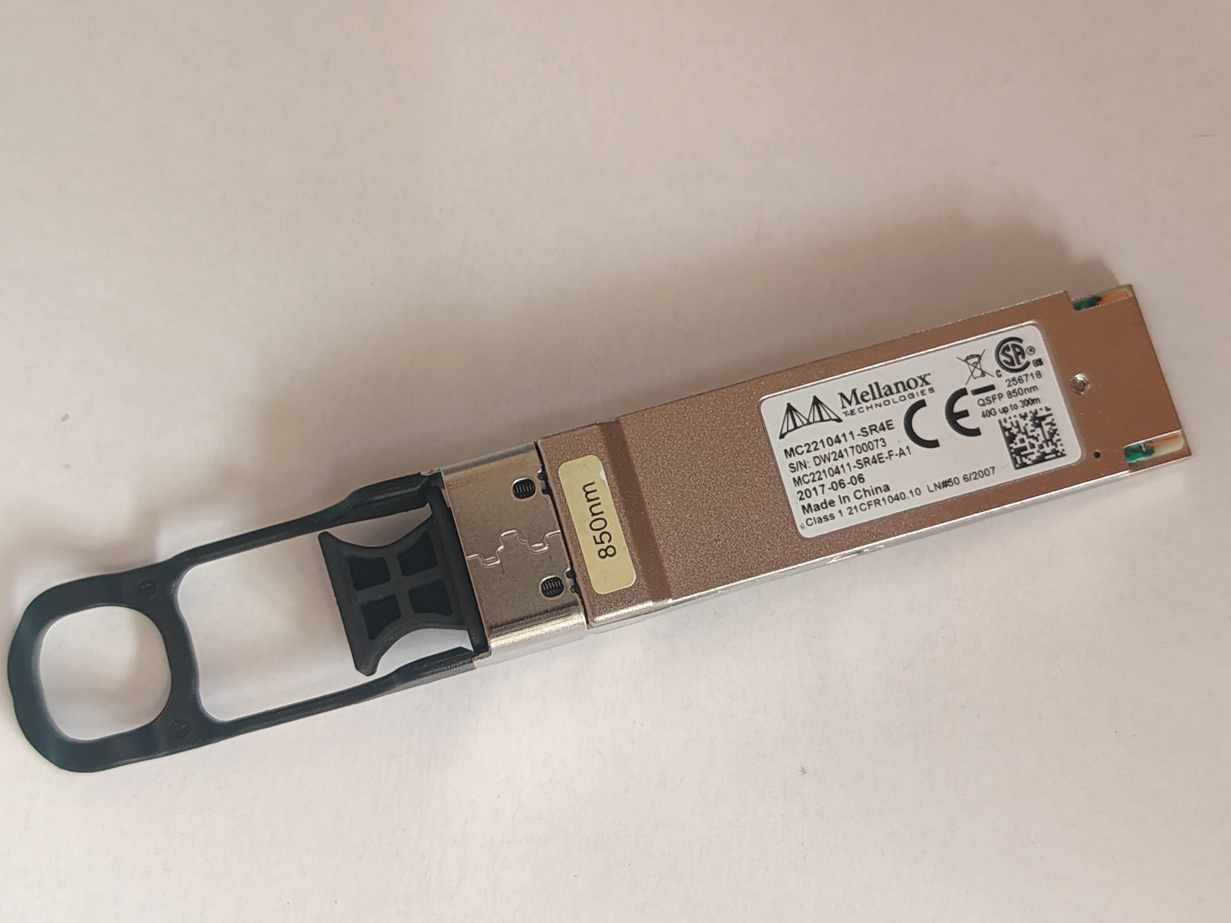 

1PCS Mellanox 40GB QSFP MC2210411-SR4 40GBASE QSFP 850nm 30M 100M 300M DOM MTP MPO MMF Transceiver Mellanox 40g Qsfp