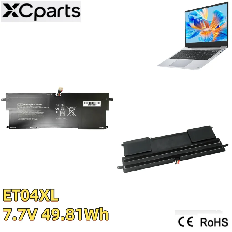 

7.7V 49.81Wh New HSTNN-IB7U TPN-I09C ET04XL Laptop Battery For HP EliteBook x360 1020 G2 915191-955 915030-171 915030-1C1 Li-ion