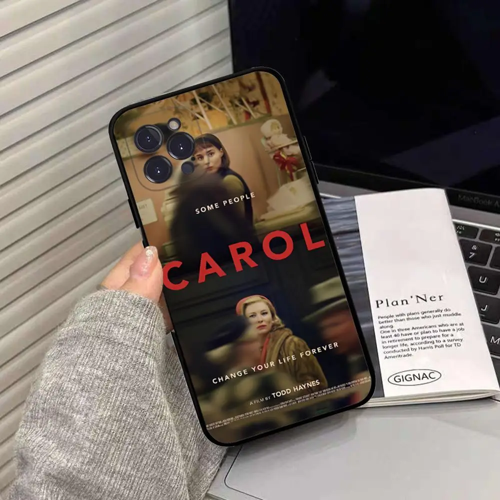 C-Carol movie Phone Case Silicone Soft for iphone 15 14 13 12 11 Pro Mini XS MAX 8 7 6 Plus X XS XR Cover