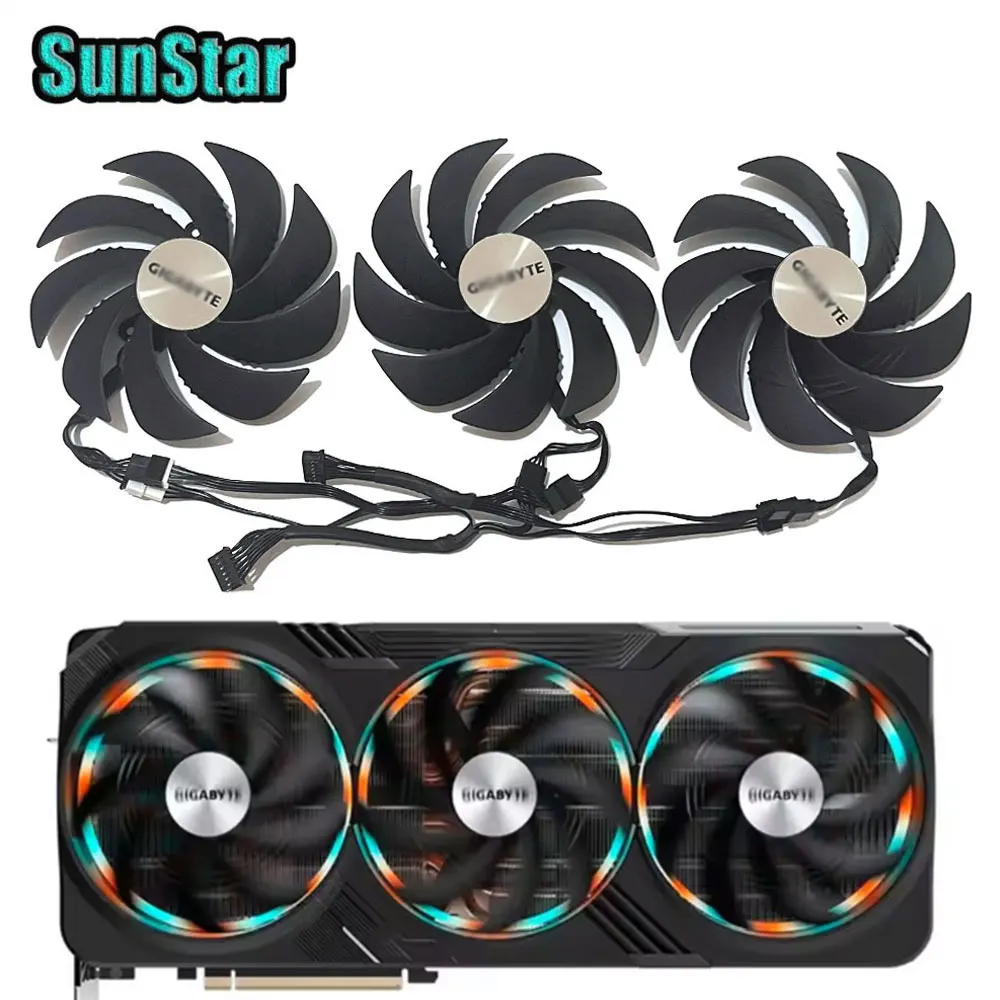 NEW Original RTX4080 RTX4090 105MM Video Card Replacement Cooling Fan For Gigabyte Geforce RTX 4090 RTX 4080 Gaming OC GPU Fan
