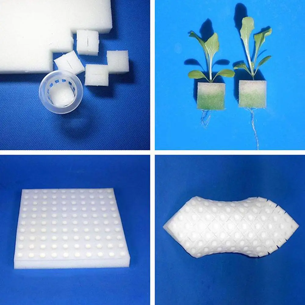 

Квадратные гидропонные губки, 20 шт., кубический блок для посадки овощей, садовые принадлежности, беспочвенная пена для рассады, средняя губка для семян