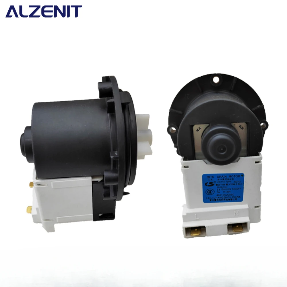 

Drain Pump Motor For LG Washing Machine BPX1-4 110V-120V 60HZ Drum Washer Drainage Parts