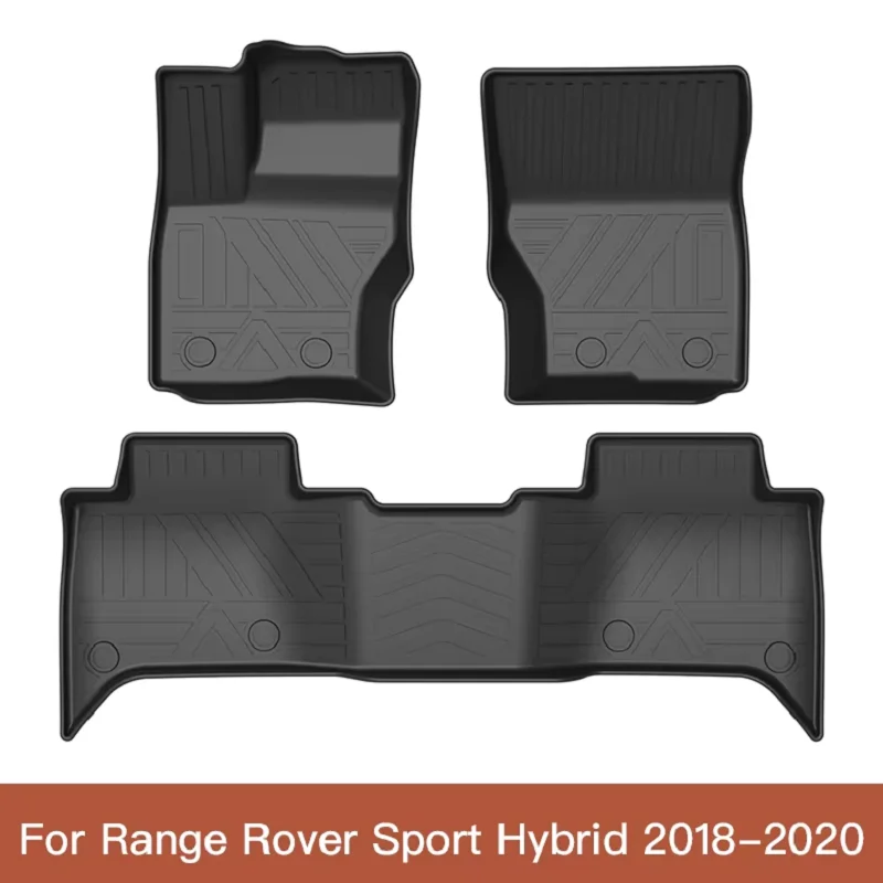 Custom Fit Car Interior Accessories Waterproof TPE Floor Mat for 5-Seater Land Rover Range Rover Evoque Sport Left Hand Drive