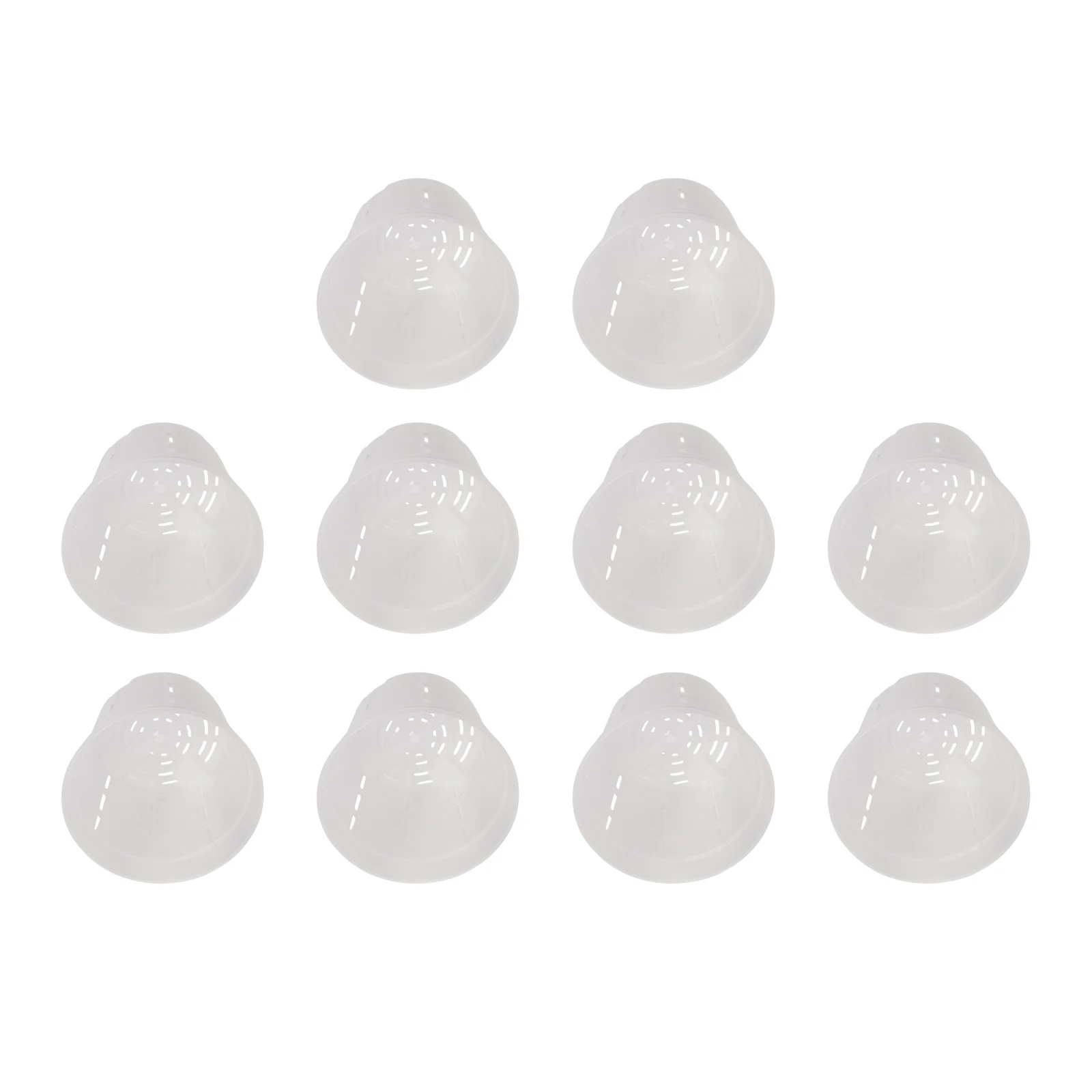 Clear PP Flower Pots 15cm Visible Breathable Design For Dendrobium Orchid Control Indoor Outdoor Gardening Planters Set