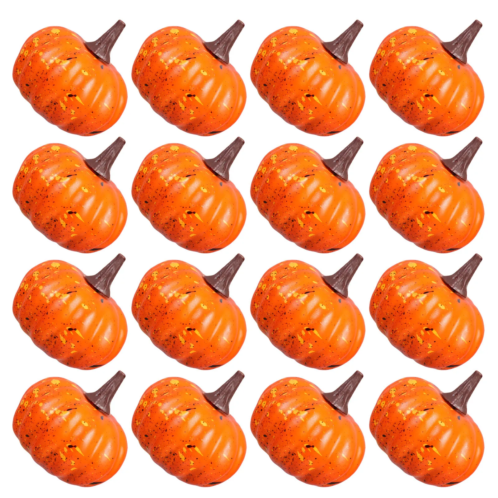 

16Pcs Artificial Foam Pumpkins Realistic Fake Halloween Pumpkins Thanksgiving Fall Harvest Party Decorations Party Decoration