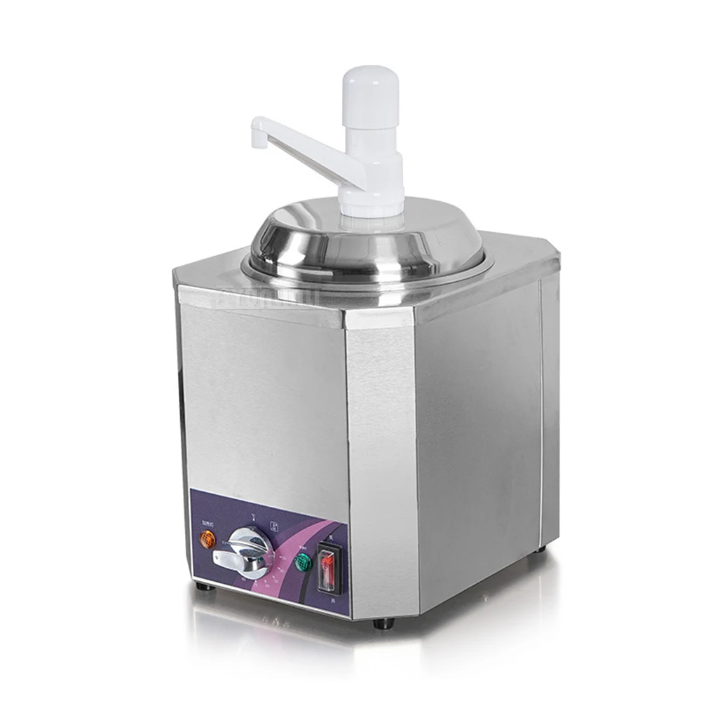 Высококачественная коммерческая ручная машина для количественного соуса, изолированный контейнер, пищевой насос для теплого соуса