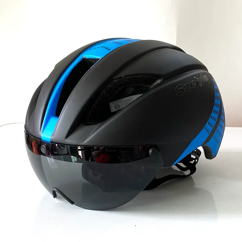 

Downhill Cycling Helmet Visor magnetic Sunglasses Lens casco bicicleta hombre MTB Road Mountain Bike HelmetBicycle GogglesAdults