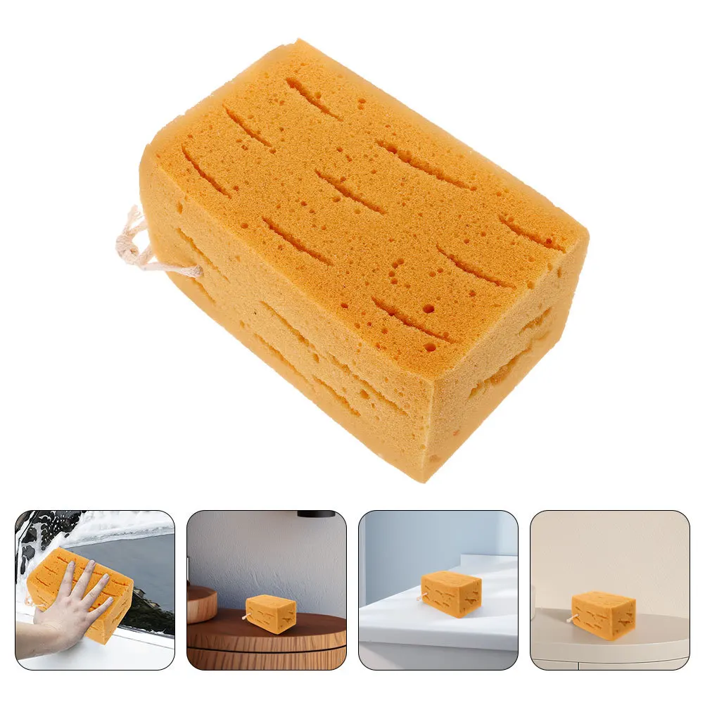 

2pcs Car Wash Sponge Reusable Super Absorbent Non-Scratch Cleaning Sponge For Car Window Glass Mirror Auto Detailing Household