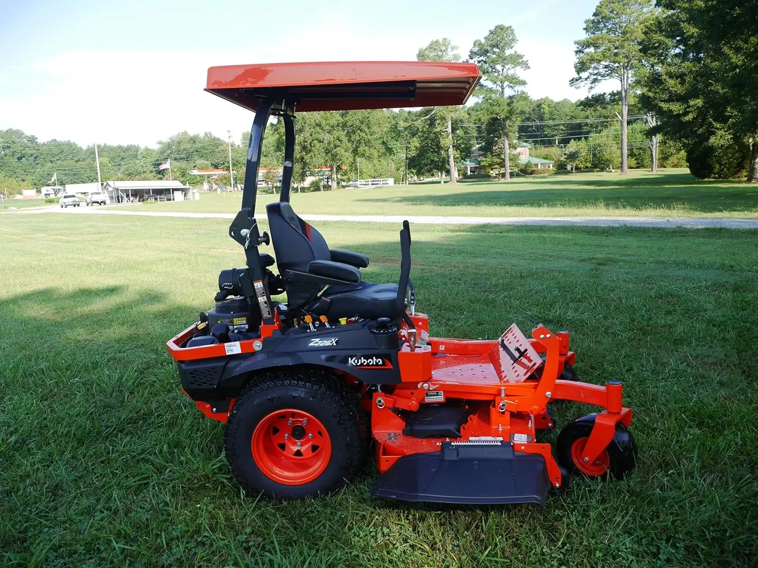 Dossel universal para trator e cortador de grama superior 36 polegadas laranja - fabricado nos EUA