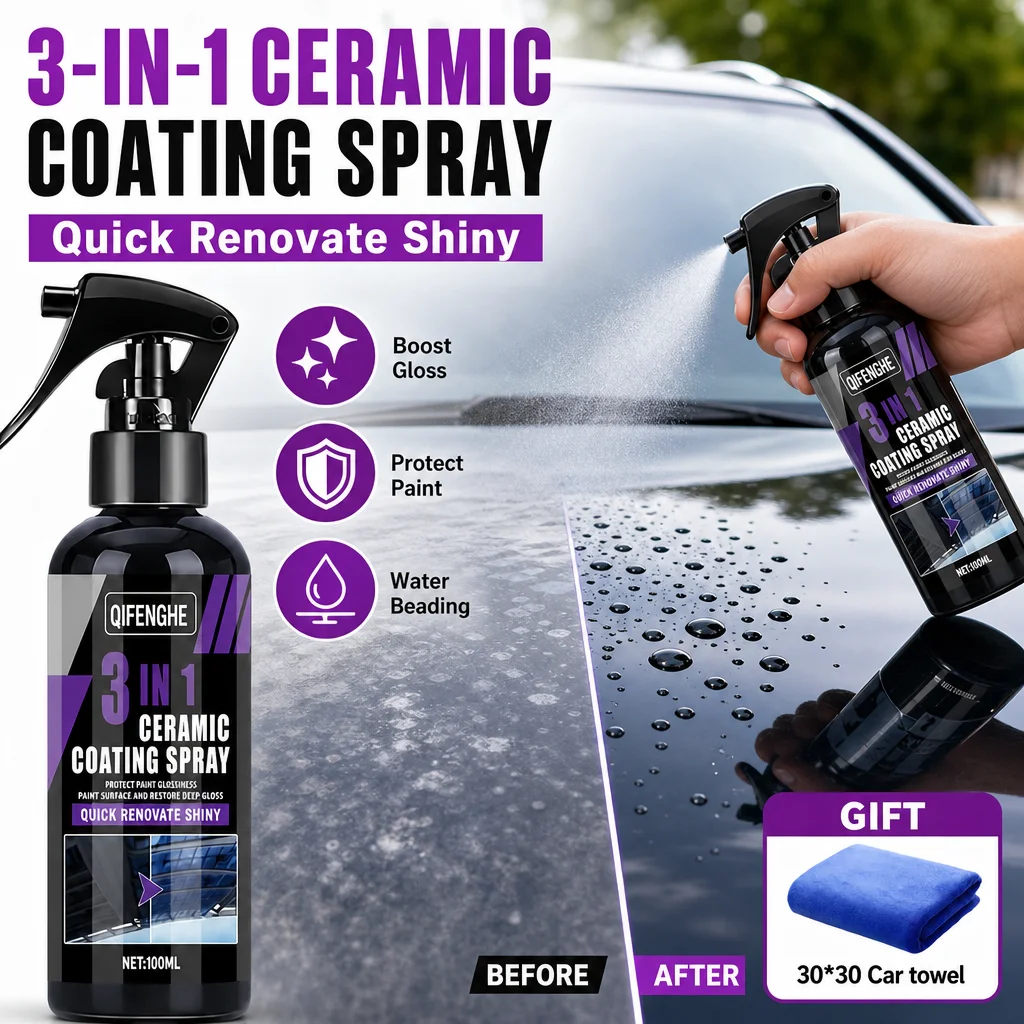 Ceramic Coating For Cars Paint Mirror Shine Crystal Wax Spray Nano Hydrophobic Anti-fouling Auto Detailing Car Cleaning Products