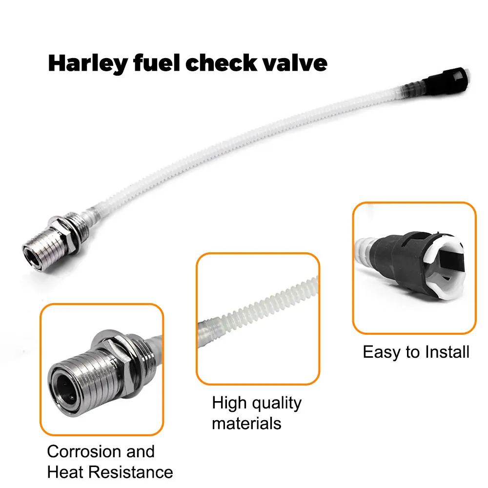 62228-08C EFI Fuel Check Valve For 2008-2021 Harley-Davidson CVO Road Glide, Electra Glide, Electra Glide Low, Road Glide, Road