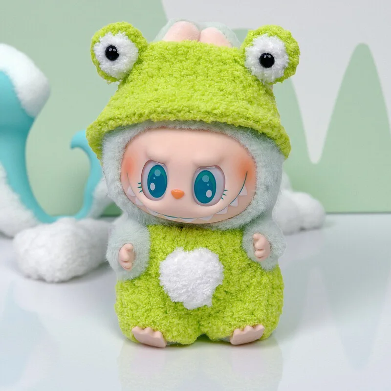 Labubu-ropa de muñeca de vinilo, generación 1, 2, 3, conjuntos de ropa de muñeca de peluche de moda, muñeca no incluida, juguetes de moda, figura de adornos