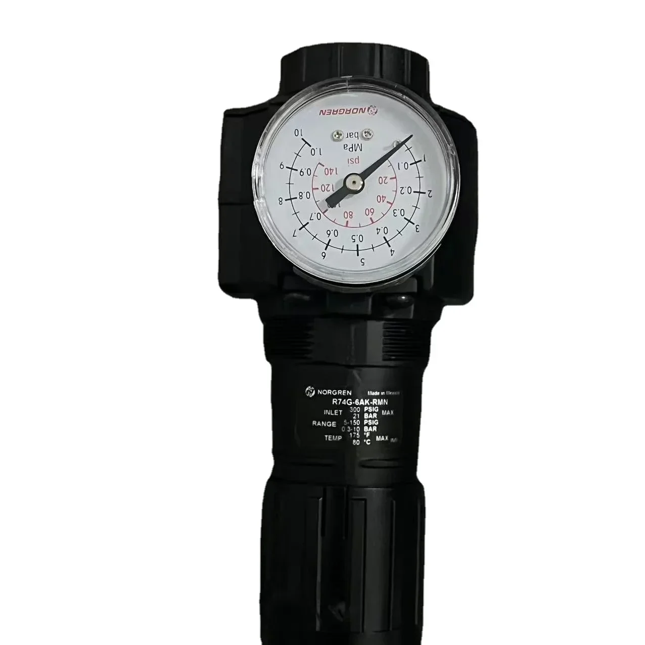 

2025ORIGINAL Norgren R74G-6AK-RMG Pressure Regulator 300psig 21bar